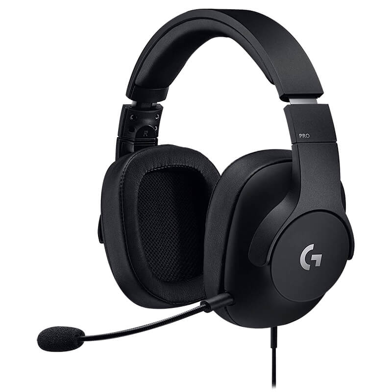 logitech-g-pro-gaming-headset-01-logitech-pakistan.jpg Logitech G PRO Gaming Headset with adjustable microphone and soft ear cushions in black color.