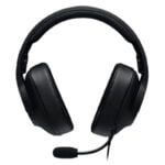 Logitech G PRO Gaming Headset in black with adjustable headband and attached microphone.