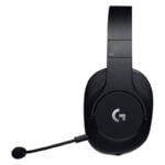 Logitech G PRO Gaming Headset in black with adjustable microphone and padded ear cups